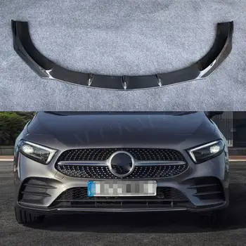Carbon Fiber Front Bumper Huule Lõug Spoiler Auto Accessorise jaoks Mercedes Benz A-Klass W177 A35 2020-2022 FRP Pea Kaitsta Valvur