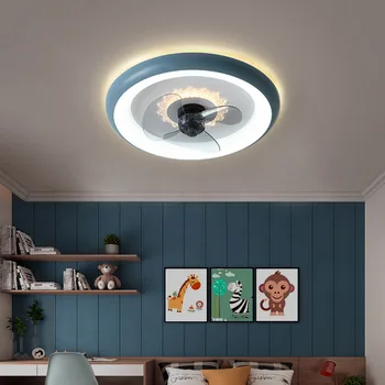 Lae ventilaator lamp Põhjamaade lihtne, loov, elutuba magamistuba, söögituba leibkonna nähtamatu fänn lamp lapsed fänn lamp