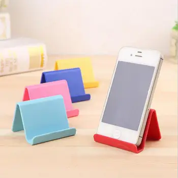 1TK Candy Värvi Mini Smart Phone Tabel Desk Mount Seista Telefoni Omanik hoidikut Raku Mobiiltelefoni Tabletid Laisk Sulg