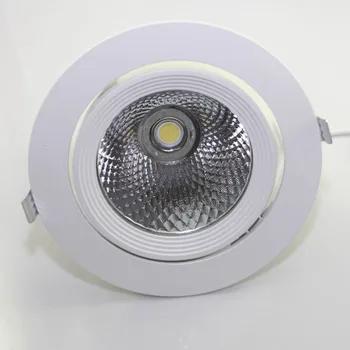 Wholesales COB LED 15W 20W 25W 30W 40W 50W Tõmbamisega LED sisevalgustus Süvistatavad Downlights Soe Külm Valge AC85-265V CE&ROSH