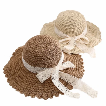 Suvel Päike Mütsid Naistele Kokkupandav Heegelda Koo Paber Straw Hat Suur Ääreni Suve Müts Naiste päikesekaitse Beach Hingav Mütsid