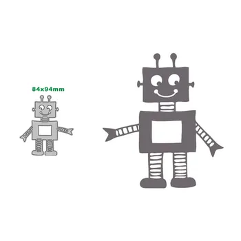 2021 Robot Metalli Lõikamine Sureb Šabloonid DIY Scrapbooking Dekoratiivsed Käsitöö Reljeef Paber Kaartide Lõigatud 2