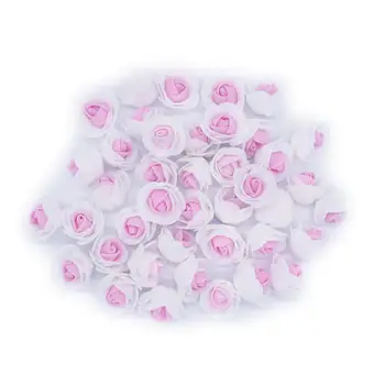 100tk 3cm Mini Silk Kunstlik Roos Lill Pead Pulmapidu Kodu Kaunistamiseks DIY Tarvikud Võltsitud Lilled, Käsitöö