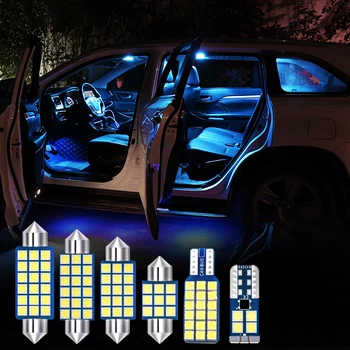 12v vigadeta Auto LED Pirnid 7tk Kit Auto Salongi Valgusega lugemislamp Pagasiruumi Tuled Nissan ELGRAND E52 2010-2019 Tarvikud