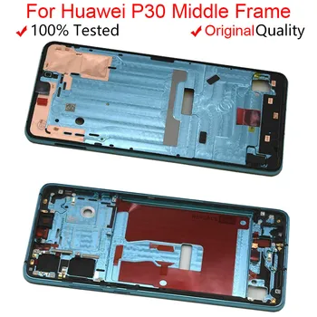 Algne Jaoks Huawei P30 Lähis Raami Plaat Korpus Bezel LCD Toetada Keskel Plaanseib Bezel P30 ELE-L 29 L09 Keskmine Raam P30 Pro