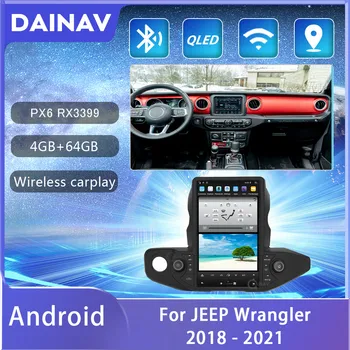 Android 13.6 tolli JEEP Nääkleja 2018 2019 2020 2021 multimídia auto raadio coche autoradio video, Stereo mängijad carplay Auto