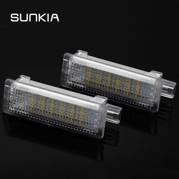 SUNKIA 2Pcs/set LED Viisakalt lamp BMW E65/E66/E67/E68 kindalaegas Kerge F20/F30 Z4/E85/E86 Pagasi Lamp Uks Kerge