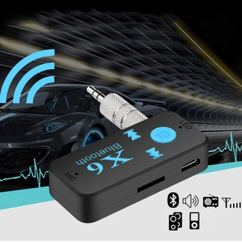 Traadita Bluetooth-5.0-Vastuvõtja, Saatja, Adapter, 3,5 mm Pistik Auto Muusika, Audio Aux A2dp Kõrvaklappide Vastuvõtja Vabad Uus