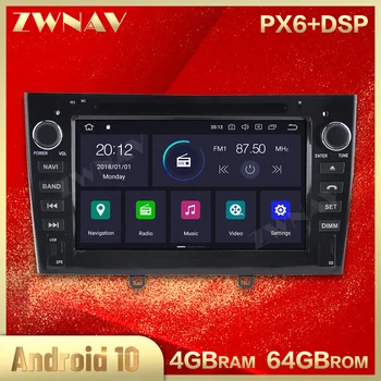 DSP 4G+64G Android 10.0 Stereo Auto Multimeedia Mängija Peugeot 308 Peugeo 408 auto gps Audio raadio-magnetofon Wifi juhtseade