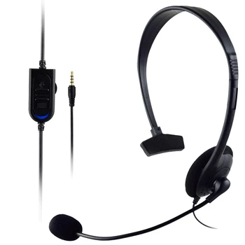 Kõrvaklapid Peas-paigaldatud Müra Tühistamine Mikrofon Üks-kõrva Telefon Selge Kõne Kõrvaklapid Ühepoolne Peakomplekti 3,5 mm Pistik