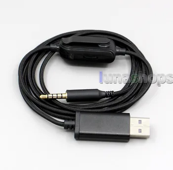 USB-Helitugevuse Mängude Kõrvaklappide Kaabel Logitech G633 G933 Astro A10 A40 A30 A50 Xbox Üks Play Station PS4 LN006379