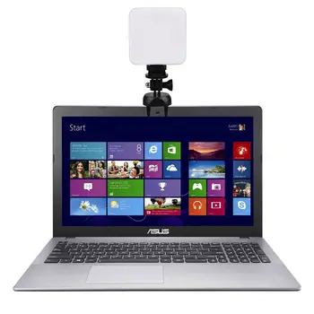 LED Video Valgus Konverentsi Fill Valguse Sülearvuti Clip 2500-5600K Kaamera Tuled PC iPad MacBook