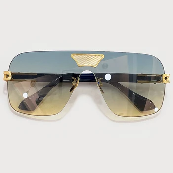 Uus Mood Rimless Square Päikeseprillid Naistele, Meestele 2021 Luksus Brändi Disaini Allloy Akrüül-Frame Prillid Gafas De Sol Mujer