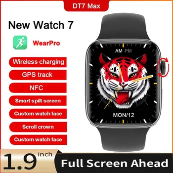 Smartwatch 1.9 tolline Full Screen Power Saving Mode Mehed Naised NFC Jaoks Cubot Max 3 Samsung Galaxy J5 2017 nfinix Kuum 11S Oneplus