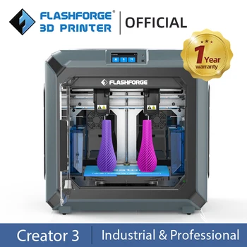FlashForge Professionaalne 3D Printer Looja 3 Tööstuslikul Tasandil, Sõltumatu Ekstruuderid Facto 300℃ Kütte Nozzlery Outlet