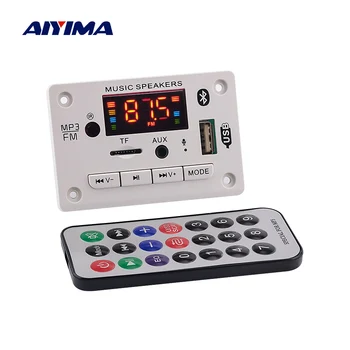 AIYIMA 5.0 Bluetooth Audio Dekooder Juhatuse MP3 Mängija, WMA WAV FLAC APE Moodul USB FM-TF-Raadio AUX-Sisend Toetab Salvestamist 12V