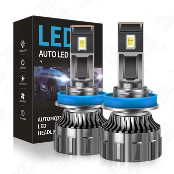 2tk Auto Lambid Autod Auto Lamp 6000K H1 H3 H4 H7 LED Canbus 100W 20000LM H8 H11 HB3 9005 HB4 9006 Led-Esituled