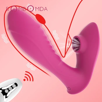Traadita Kaugjuhtimispult Imemiseks Vibraator Naistele G Spot Clit Jobu Kliitori Stimulaator Dildo Sugu Mänguasjad Kauplus Täiskasvanutele Paarid