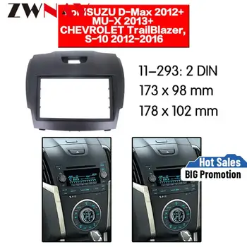 Auto DVD-Mängija raami 2012+ ISUZU D-Max 2DIN Auto AC Must RHD LHD Auto Raadio NAVI-Multimeedia sidekirmega