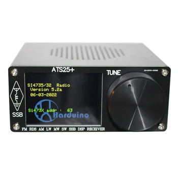ATS-25+ Si4732 Kiip Kogu Bänd Raadio Vastuvõtja DSP-Vastuvõtja FM LW MW Ja SW SSB 2,4-Tolline Puutetundlik Ekraan