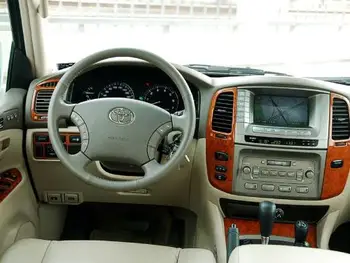 Toyota LC100 2003+ Auto Stereo juhtseade Multimeedia Mängija, Raadio-magnetofon Auto GPS Navigeerimine