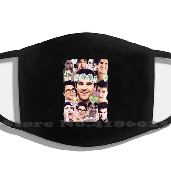 Darren Criss Kollaaž Talvel Hot Müük Prindi Diy Maskid Lõbu Darren Criss Blaine Anderson, Collage