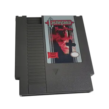 Catlevania Blood Moon-Mäng Cartridge Jaoks NES Konsooli 72 Sõrmed 8-bitine üks kaart